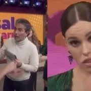 Un bochornoso momento vivió una conductora del Programa Hoy, mientras daba una mención de uno de sus patrocinadores.