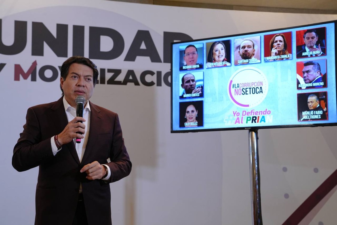 Mario Delgado denuncia presiones contra ‘Alito’ Moreno y lo respalda ante posibles cambios en el PRI