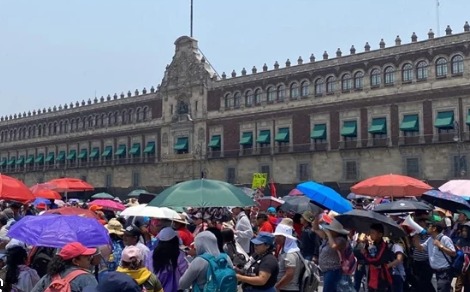 CNTE Garantiza Espacio para la “Marcha por la Democracia” en el Zócalo Capitalino