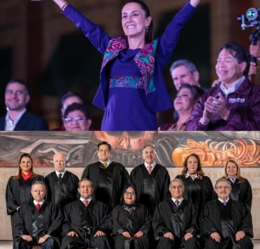 Ministros de la SCJN, felicitan a Sheinbaum