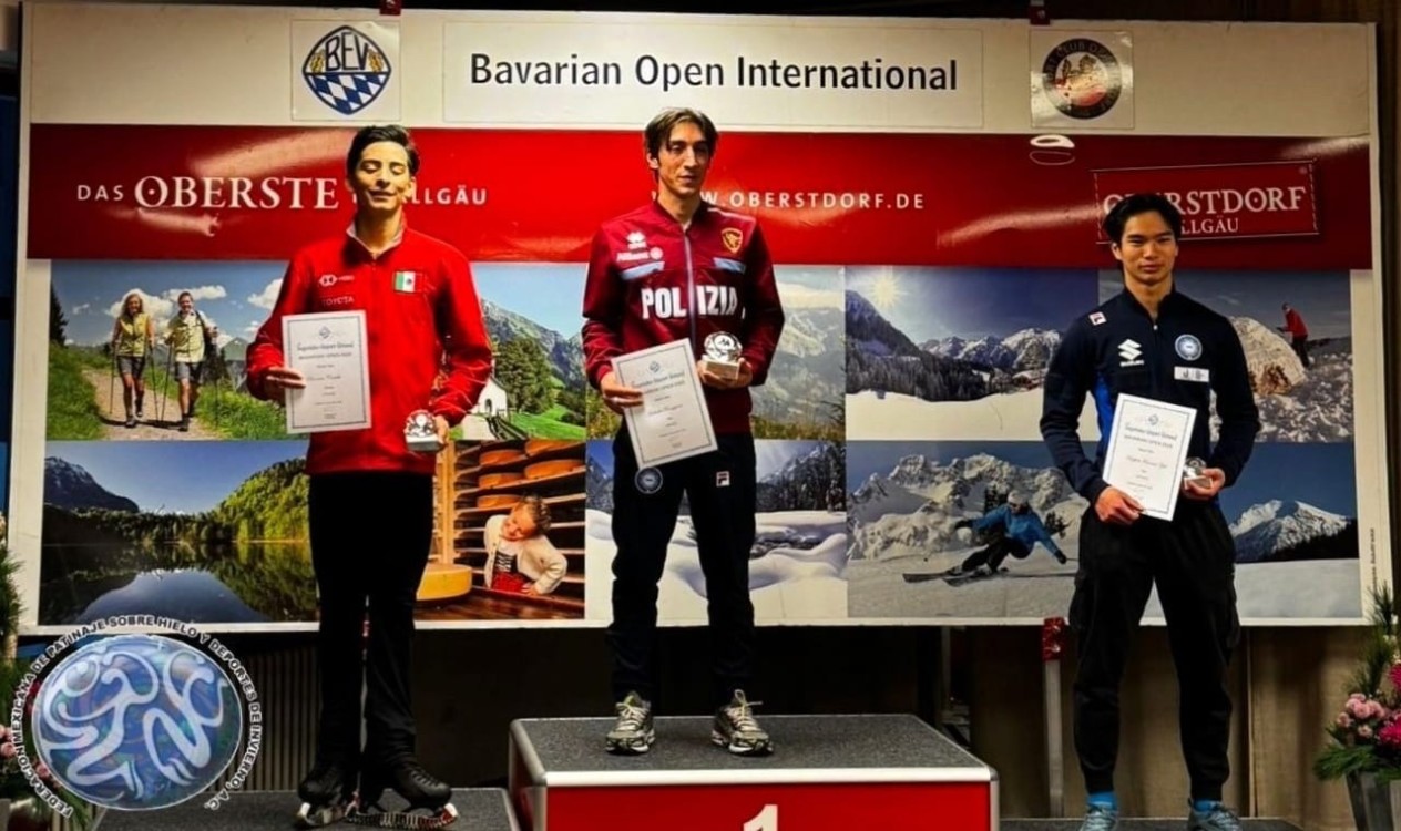 Donovan Carrillo arranca el 2025 con Plata en el Bavarian Open de Patinaje Artístico