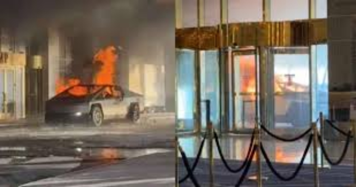 Tesla Cybertruck explota frente a Torre Trump de Las Vegas