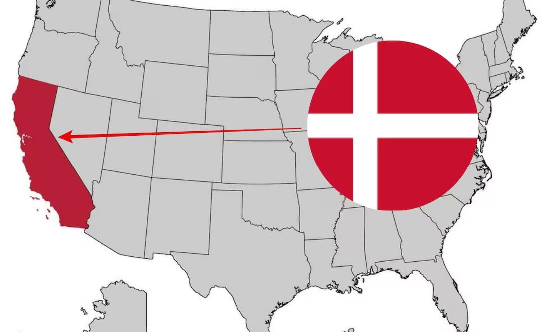 Dinamarca quiere comprar California en respuesta a Donald Trump