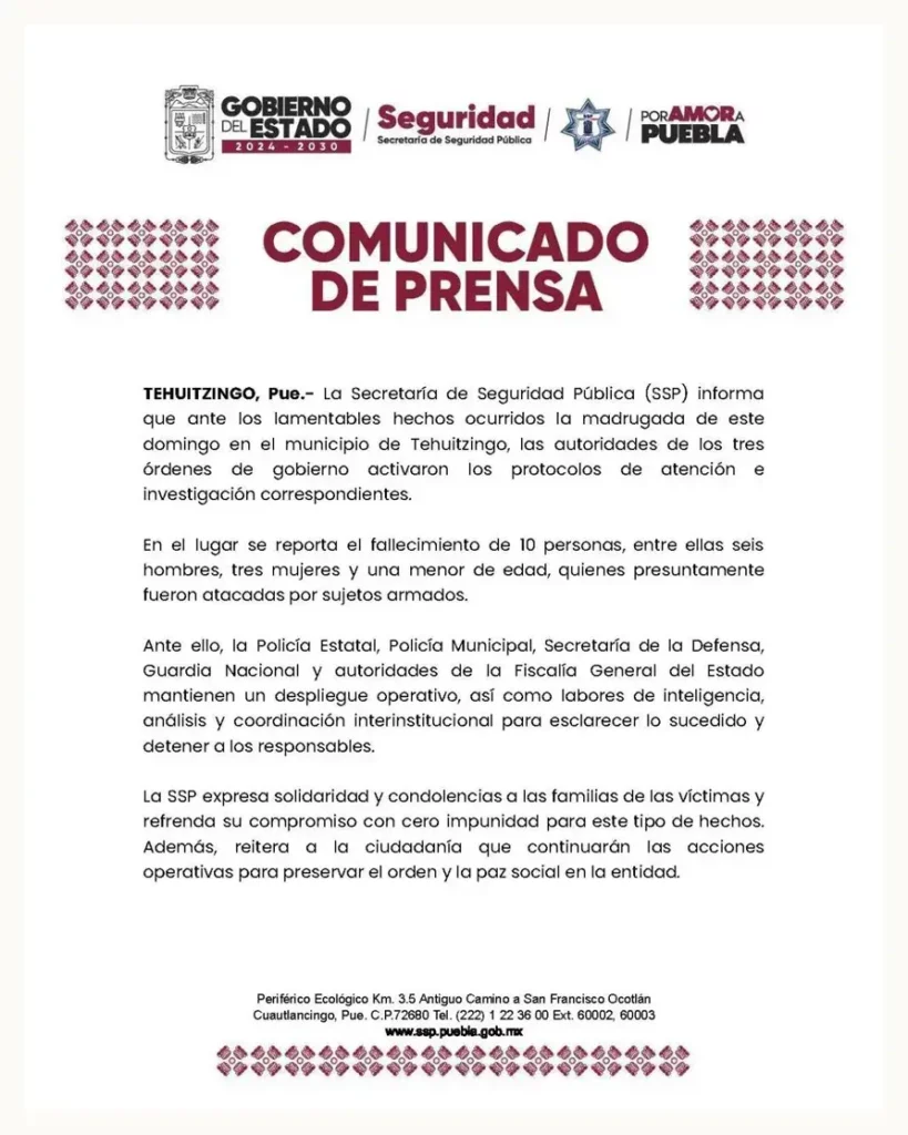 Despliegan operativo para localizar a los responsables